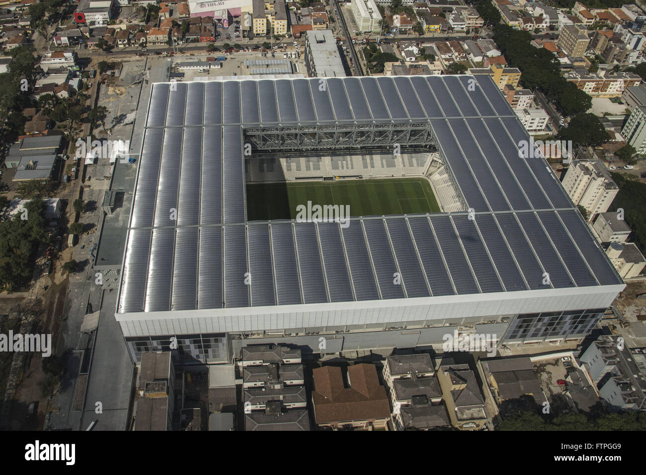 Vista Aerea da Arena da Baixada - Reformada Para Sediar ein Copa Mundo de 2014 Stockfoto