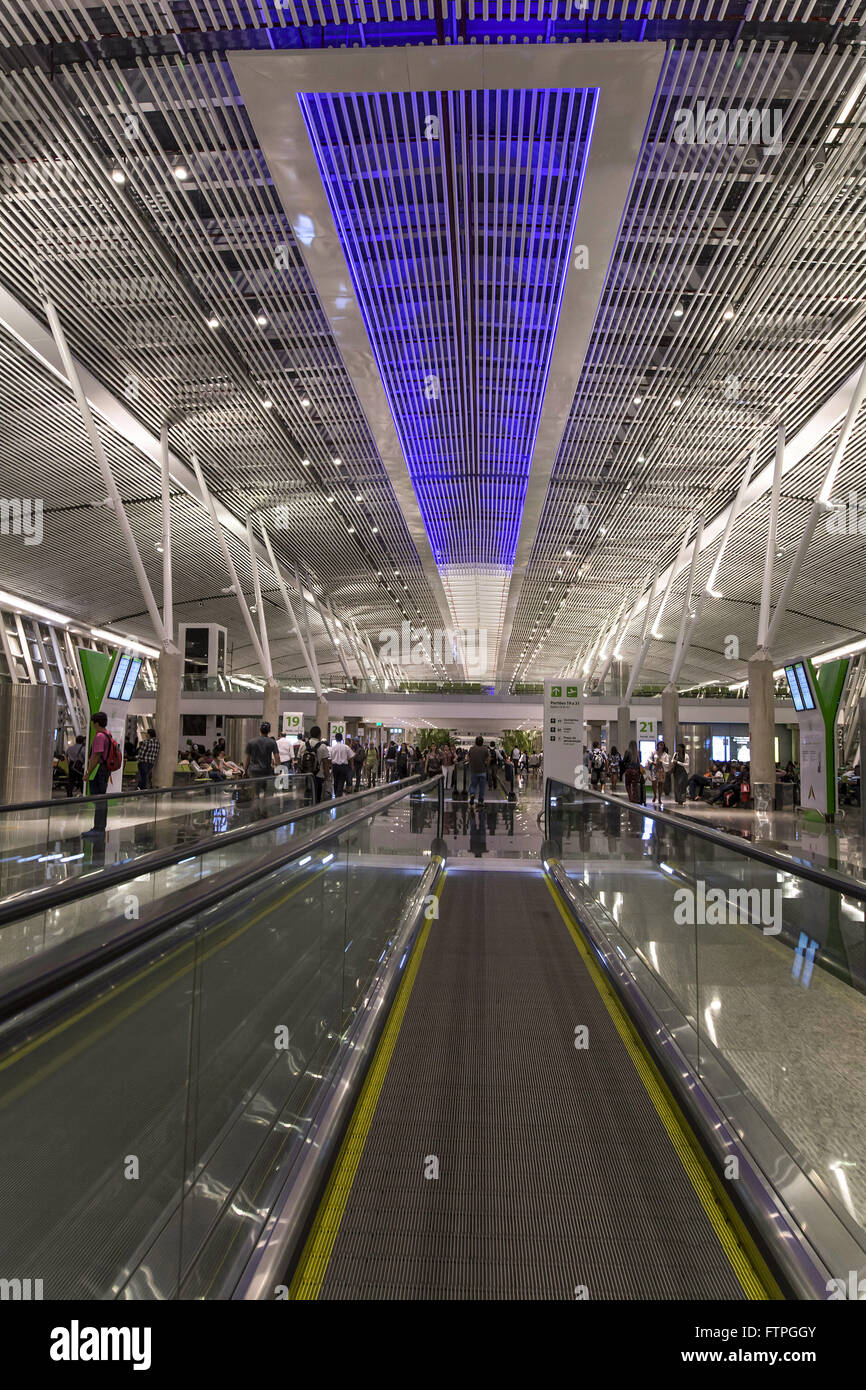 Neues Terminal von Brasilia Flughafen Presidente Juscelino Kubitschek Stockfoto