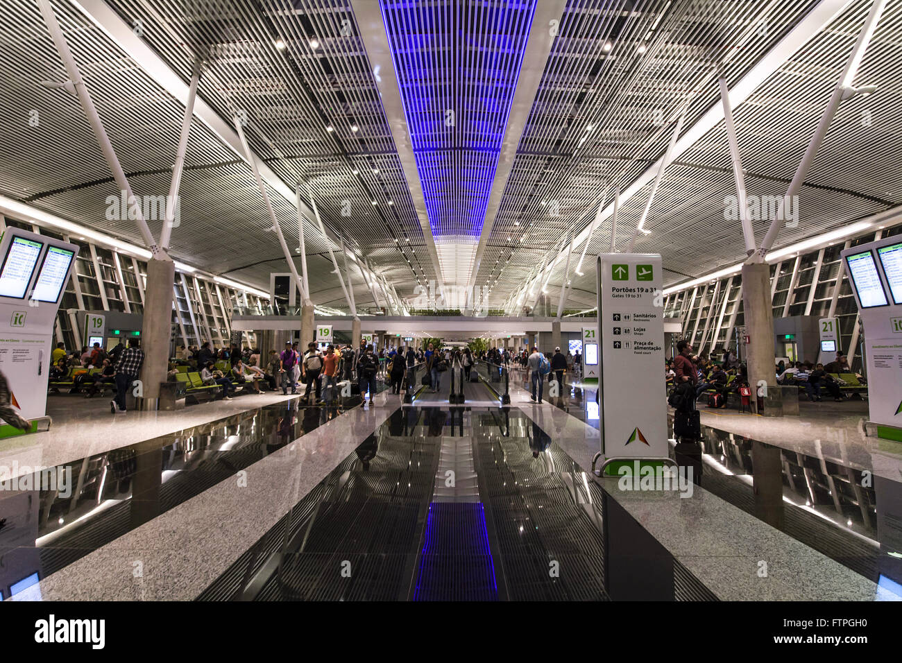 Neues Terminal am Brasilia Presidente Juscelino Kubitschek International Flughafen Stockfoto