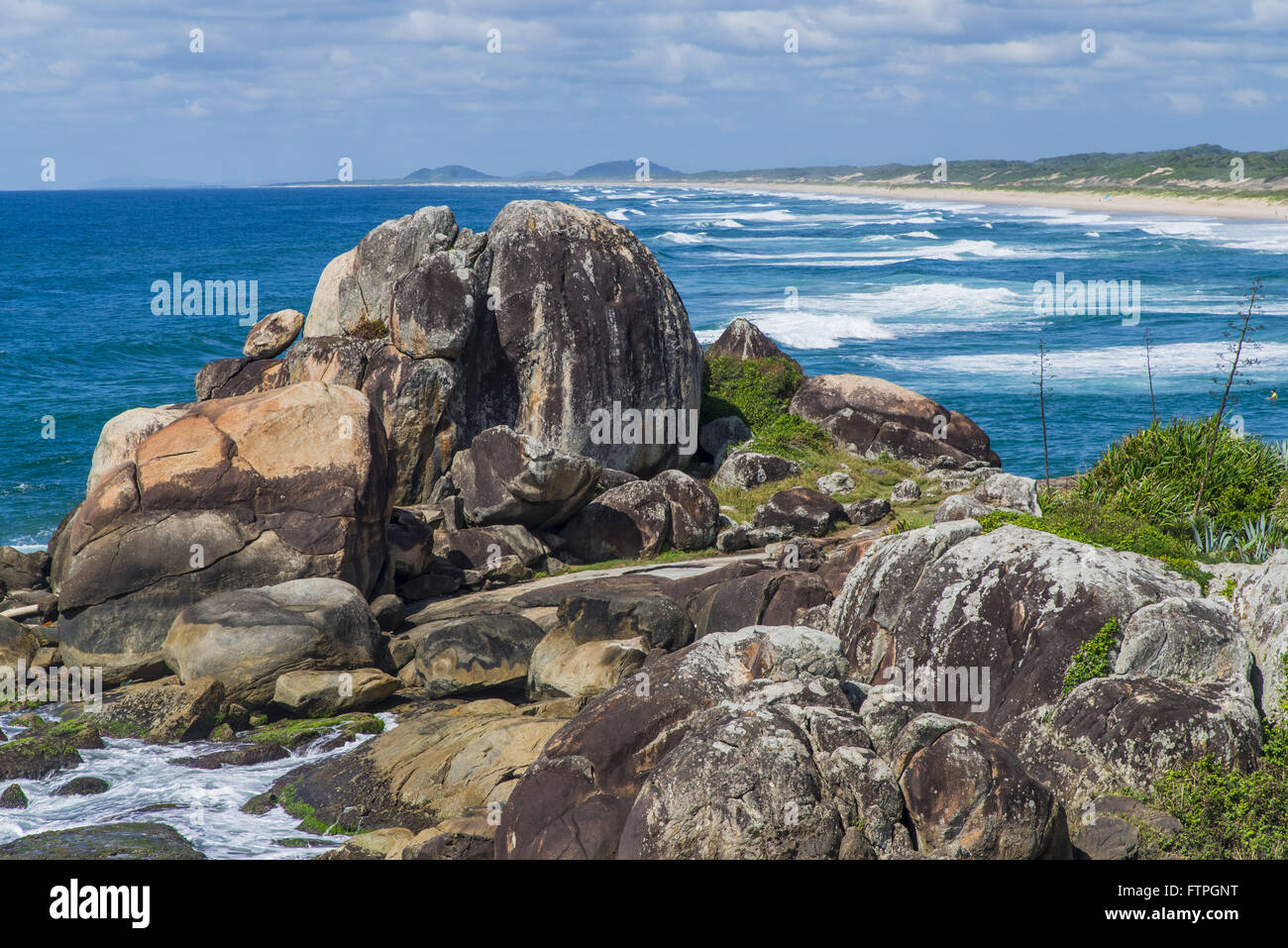 Großer Strand Stockfoto