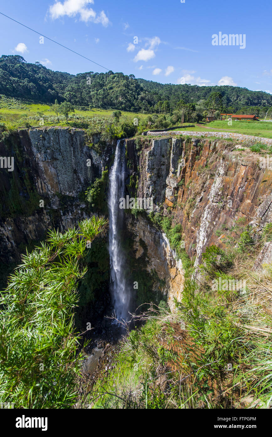 Avencal Wasserfall befindet sich in Morro Avencal Stockfoto