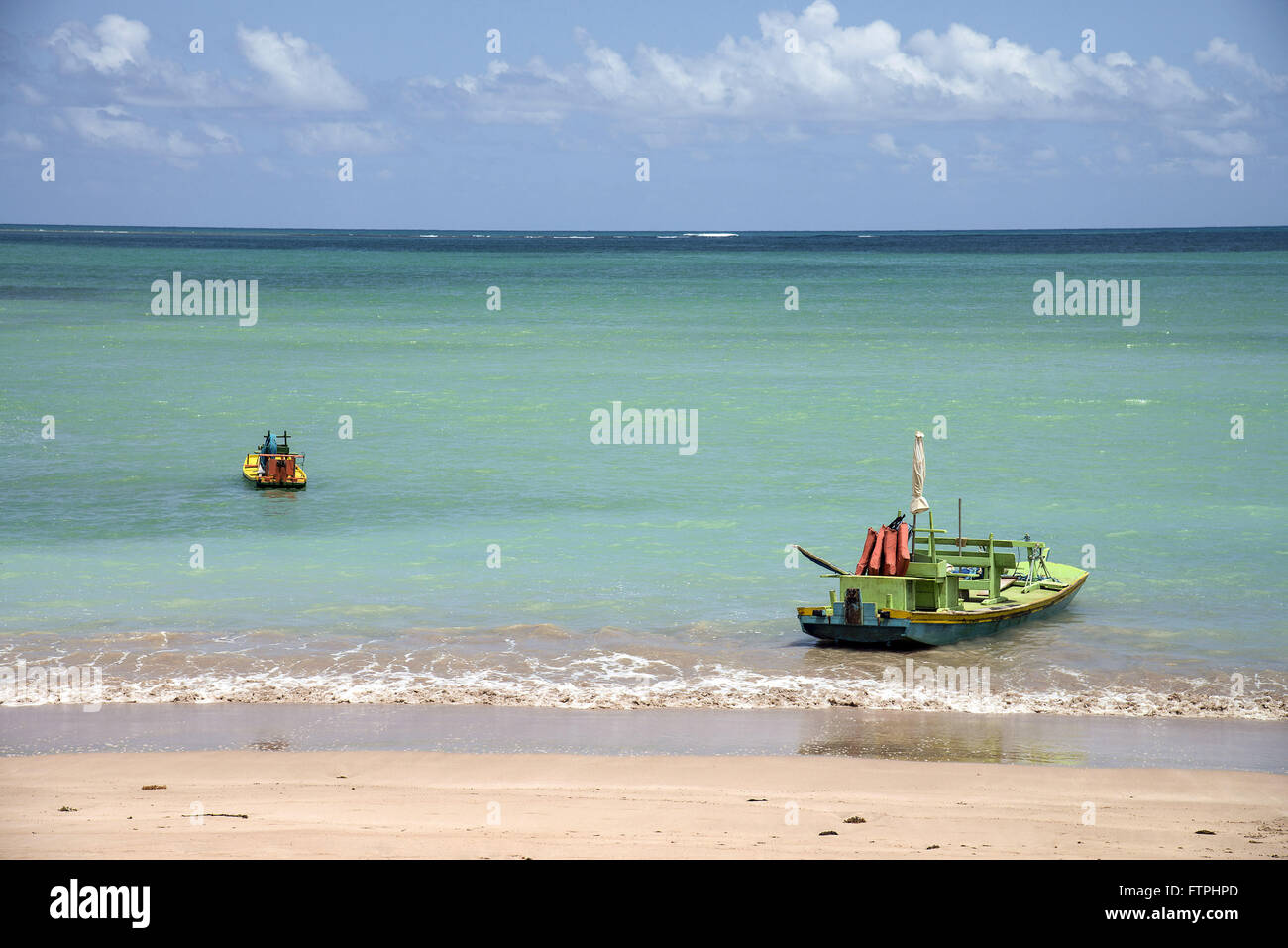 Lages Strand - Nordküste des Staates Stockfoto