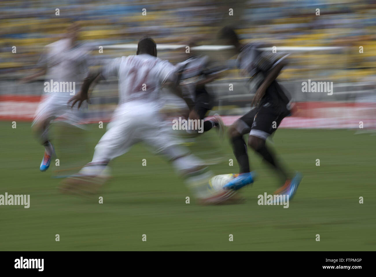 Carioca-Meisterschaftsspiel zwischen Fluminense und Vasco am Estadio Maracana Stockfoto