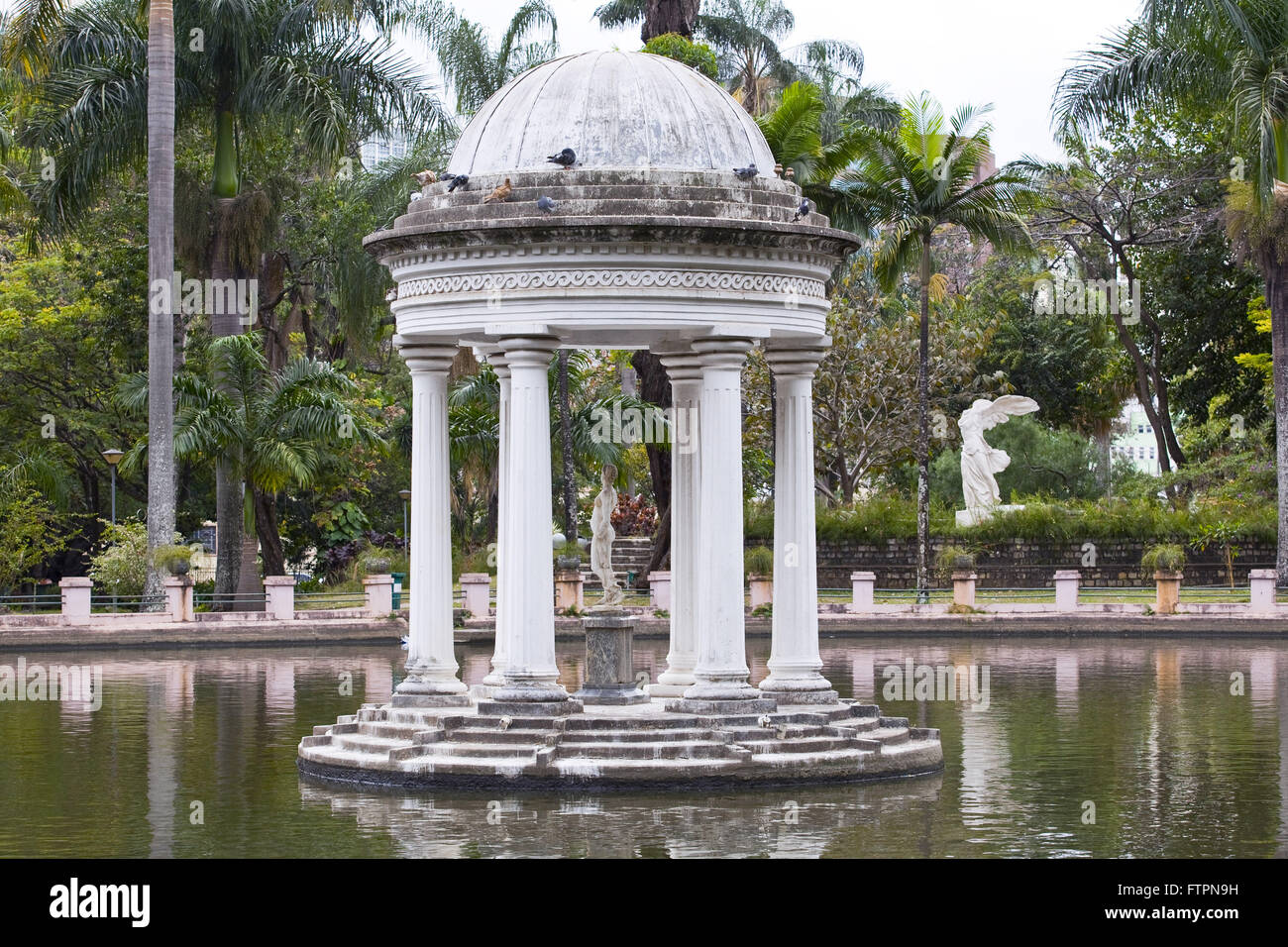 See-Kiosk Americo Renne Giannetti Stadtpark im Zentrum Stadt Stockfoto