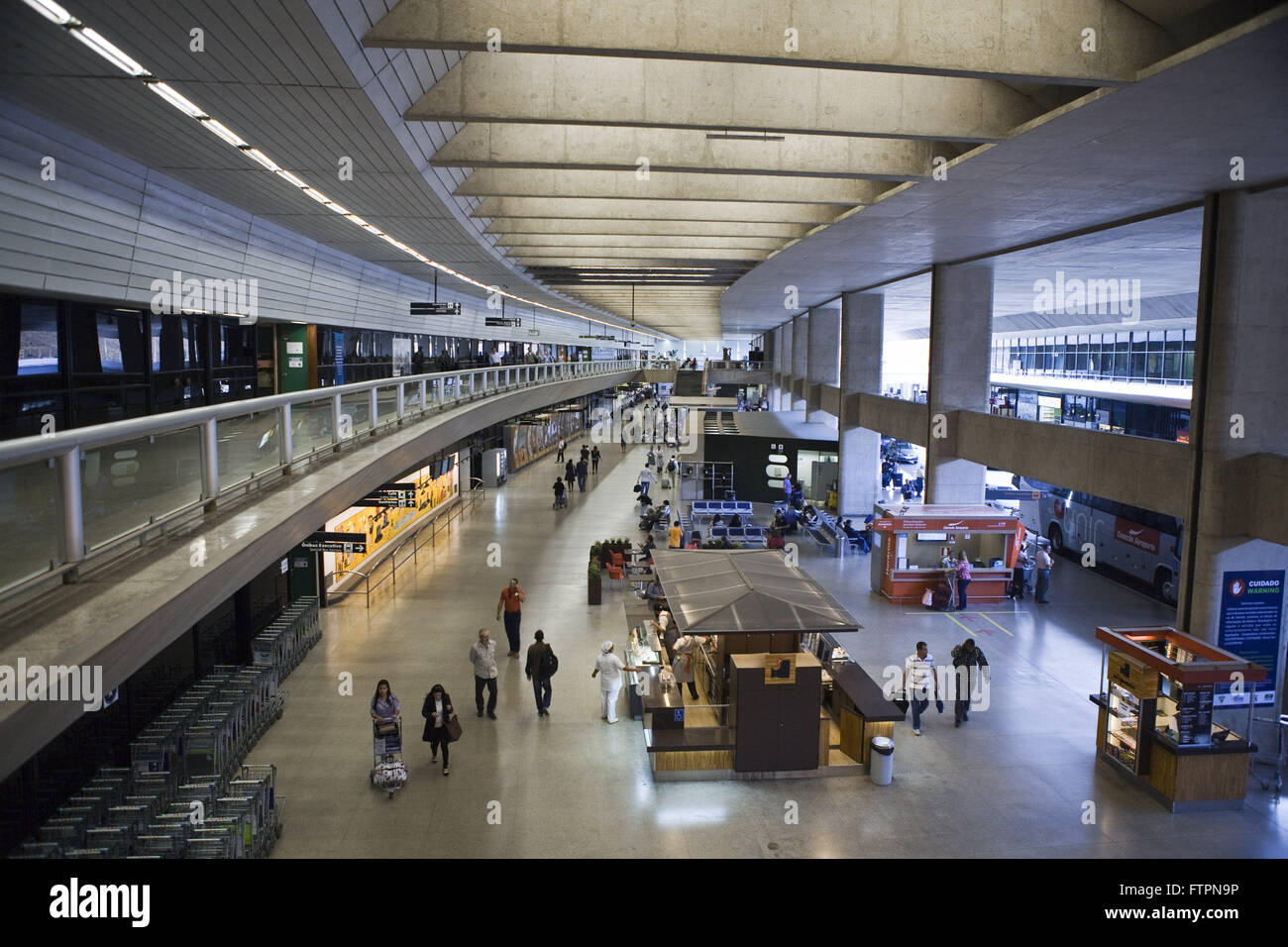 Confins International Airport - Tancredo Neves - bekannt als Grenzen Airport Stockfoto