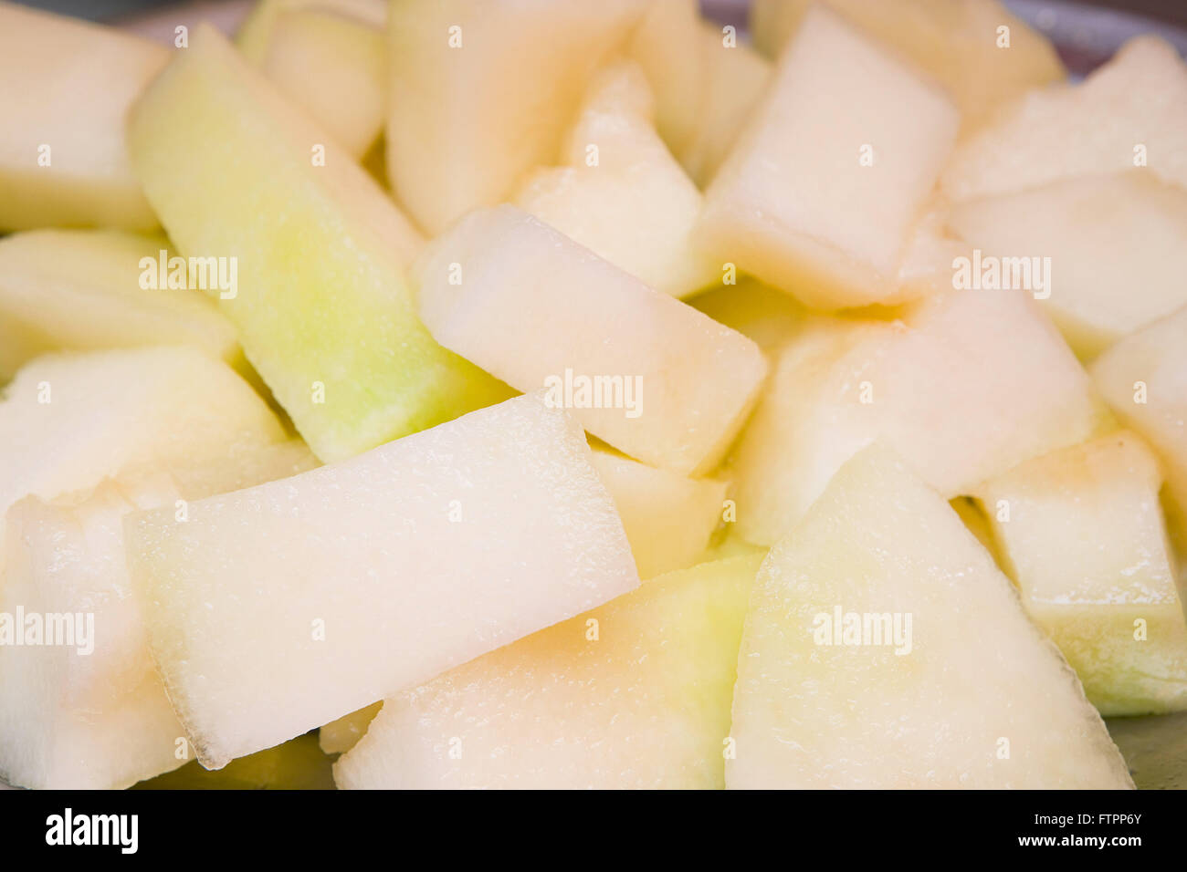 Stücke von Melone serviert Buffet-restaurant Stockfoto