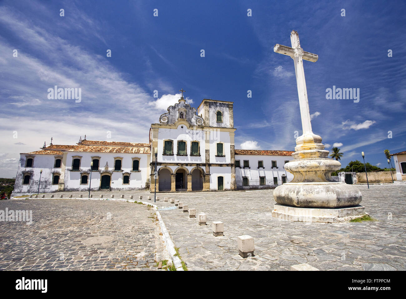 Kirche und Kloster von San Francisco im historischen Zentrum der Stadt - Sao Francisco Square Stockfoto