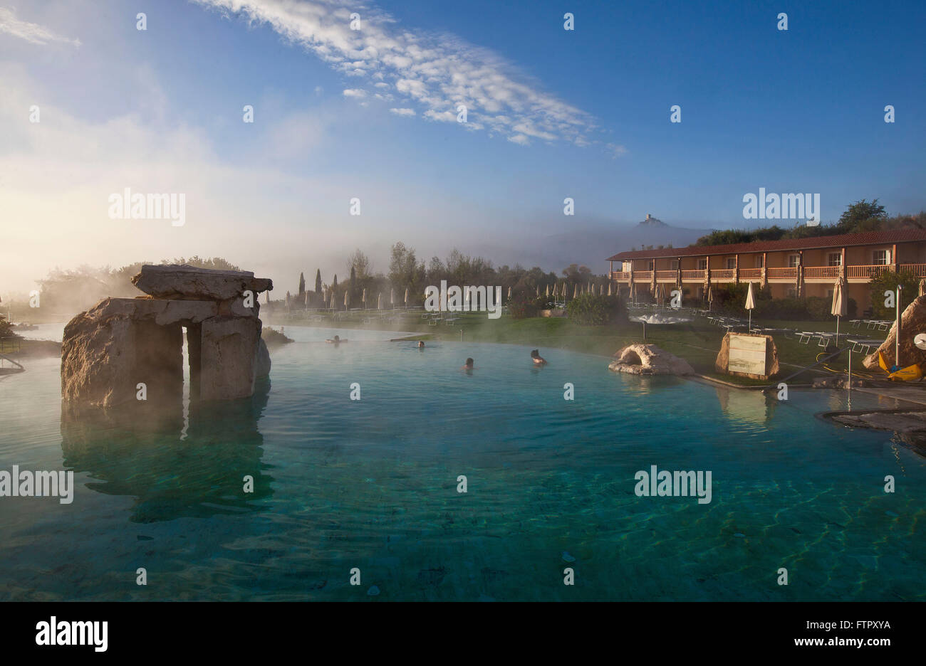 Hotel Adler Thermae Spa Relax Resort Bagno Vignoni Toskana Stockfotografie Alamy