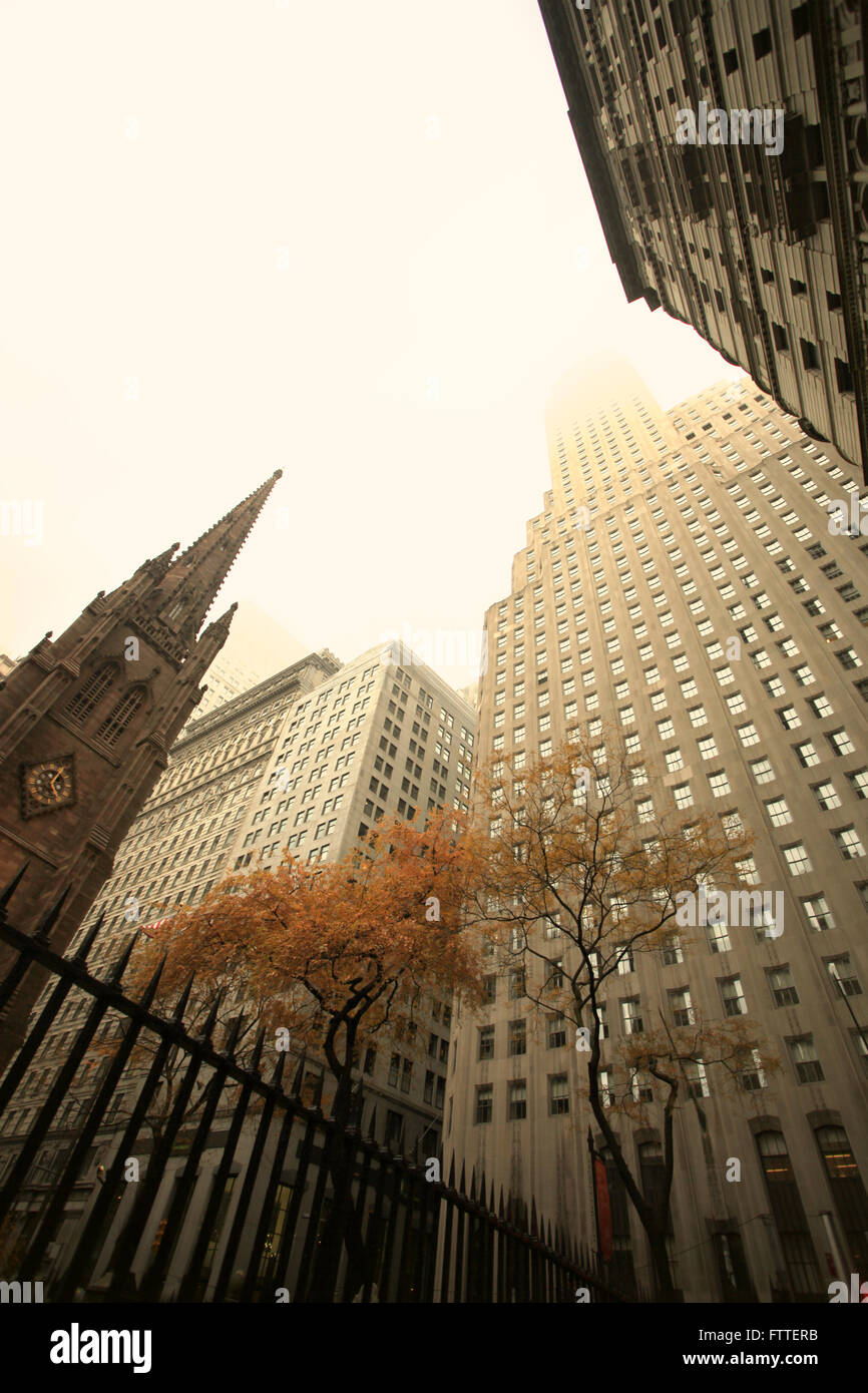 Financial District-Gebäude, New York Stockfoto