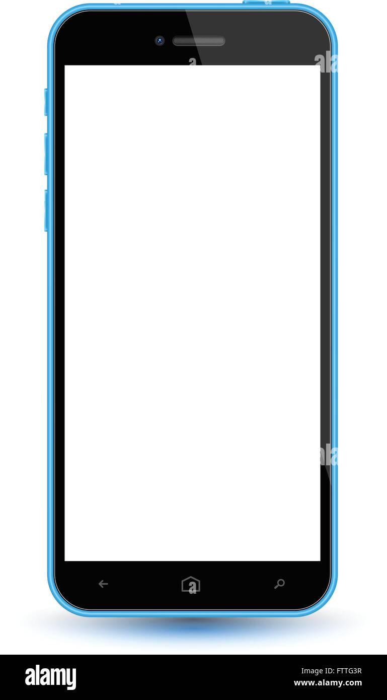 Mock-up Smartphones Set Vektor-realistischen Stil. Vektor-Illustration realistisch. Können für Druck- und Web-Element verwenden. App-Element. Stock Vektor