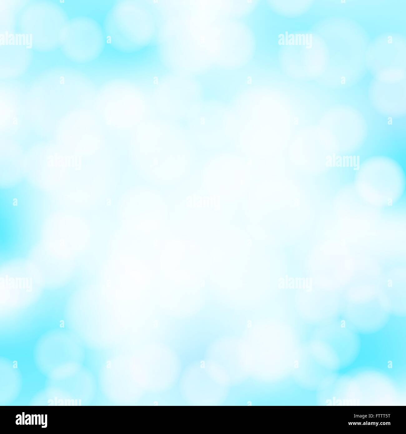 Aqua blue Bokeh einfachen Hintergrund mit unscharfen Lichteffekte zu abstrahieren. Leuchtende Licht im blauen Himmel abstrakten Hintergrund Stock Vektor