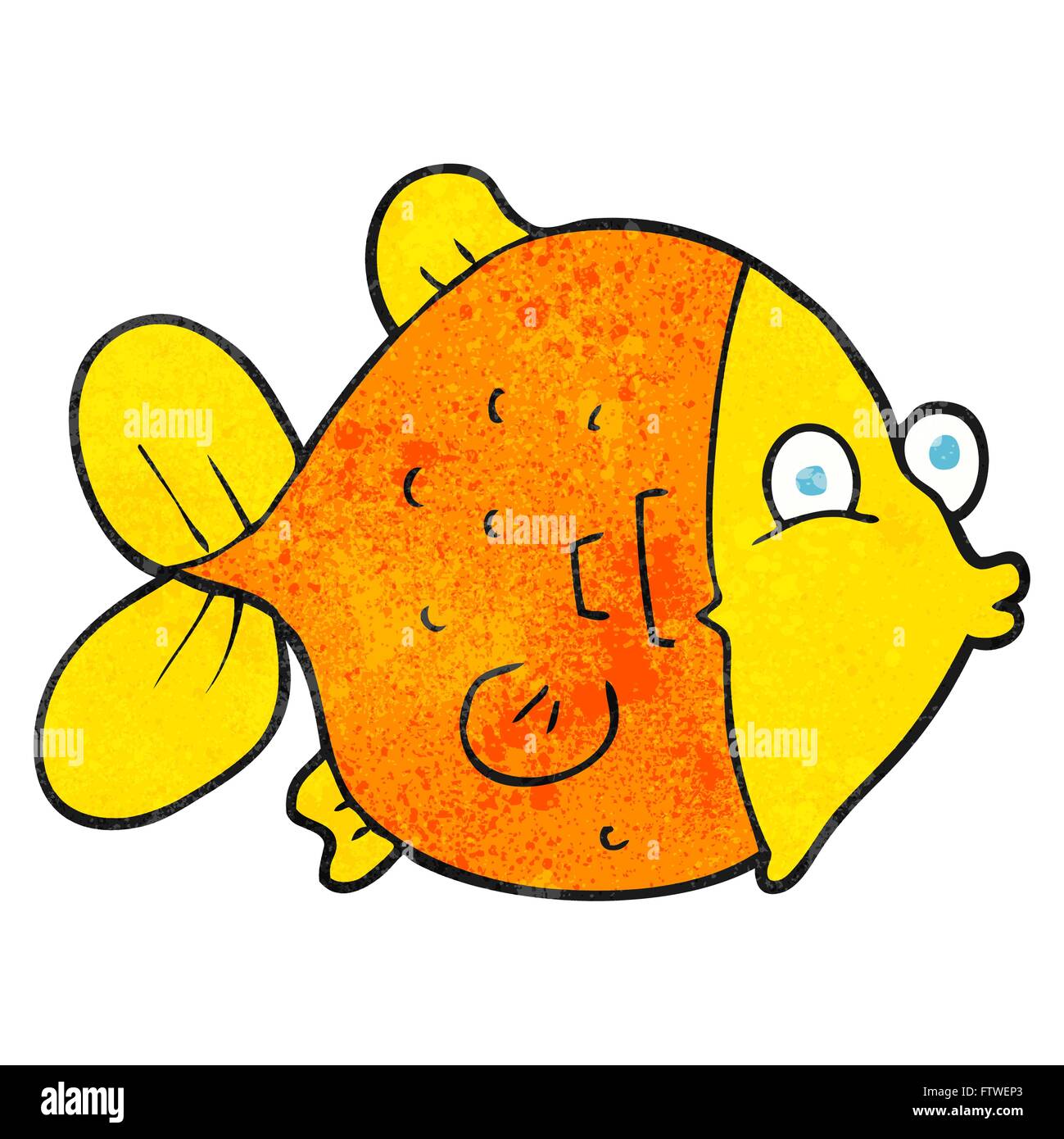  Freihand strukturierte Karikatur lustige Fische Stock-Vektorgrafik - Alamy Bildidee 