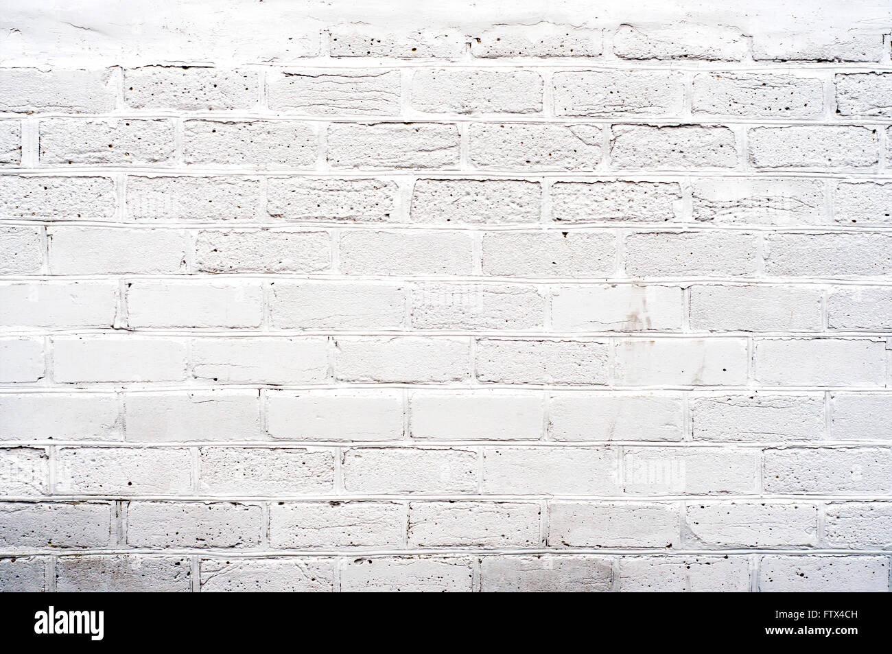 Weiße Brickwall Stockfoto