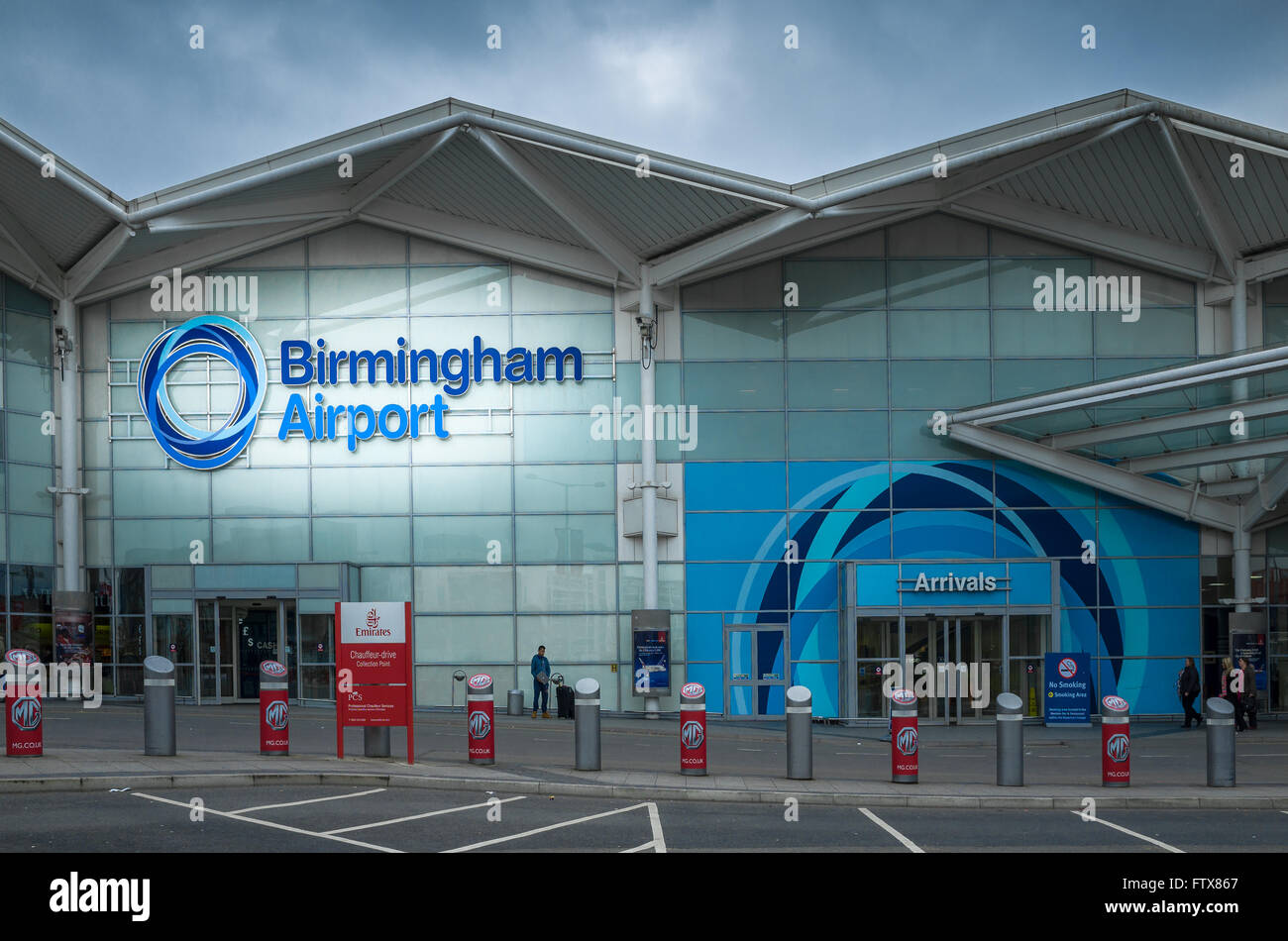Birmingham Flughafen Stockfoto