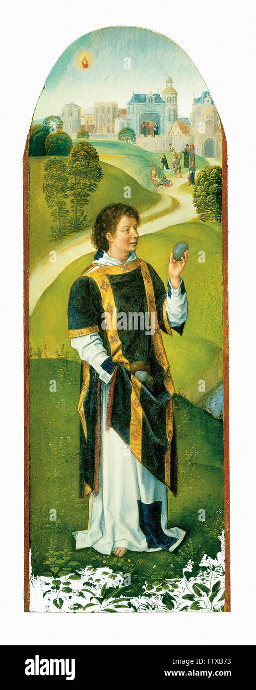 Hans Memling - St.-Stephans - Cincinnati Art Museum Stockfoto