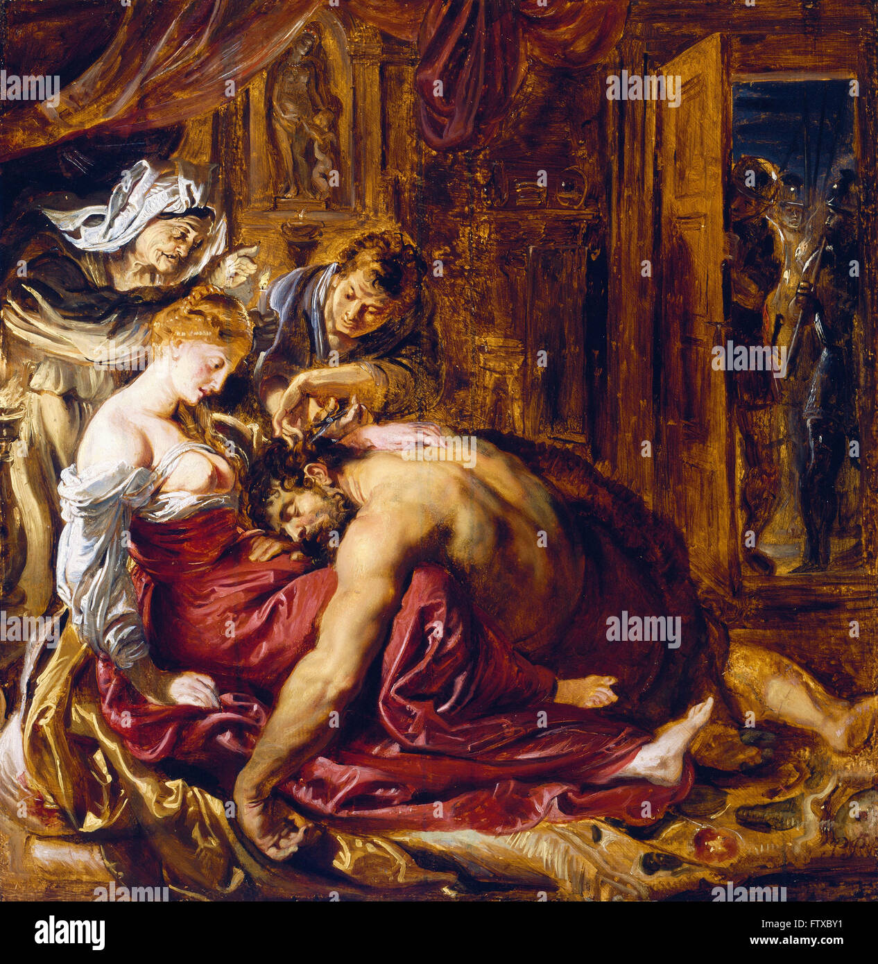 Rubens - Samson und Delilah - Cincinnati Art Museum Stockfoto
