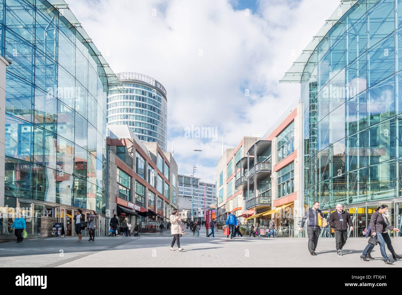 Das Bullring Shopping Centre, Birmingham. Stockfoto