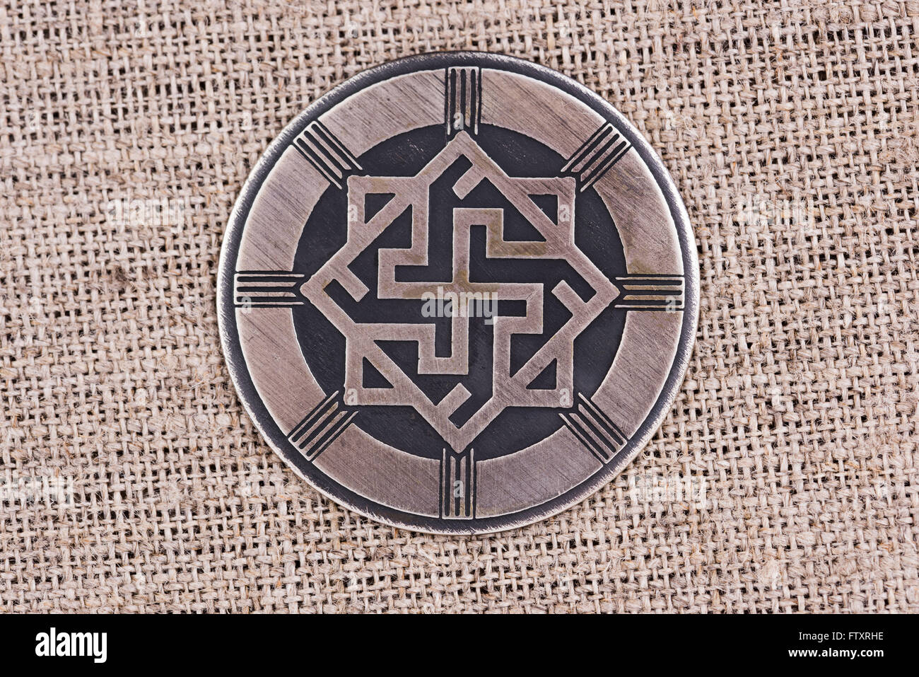 Perunitsa oder "Walküre". Charme, Bewachung, die Weisheit und Gerechtigkeit, Menschenwürde, zu Ehren. Stockfoto