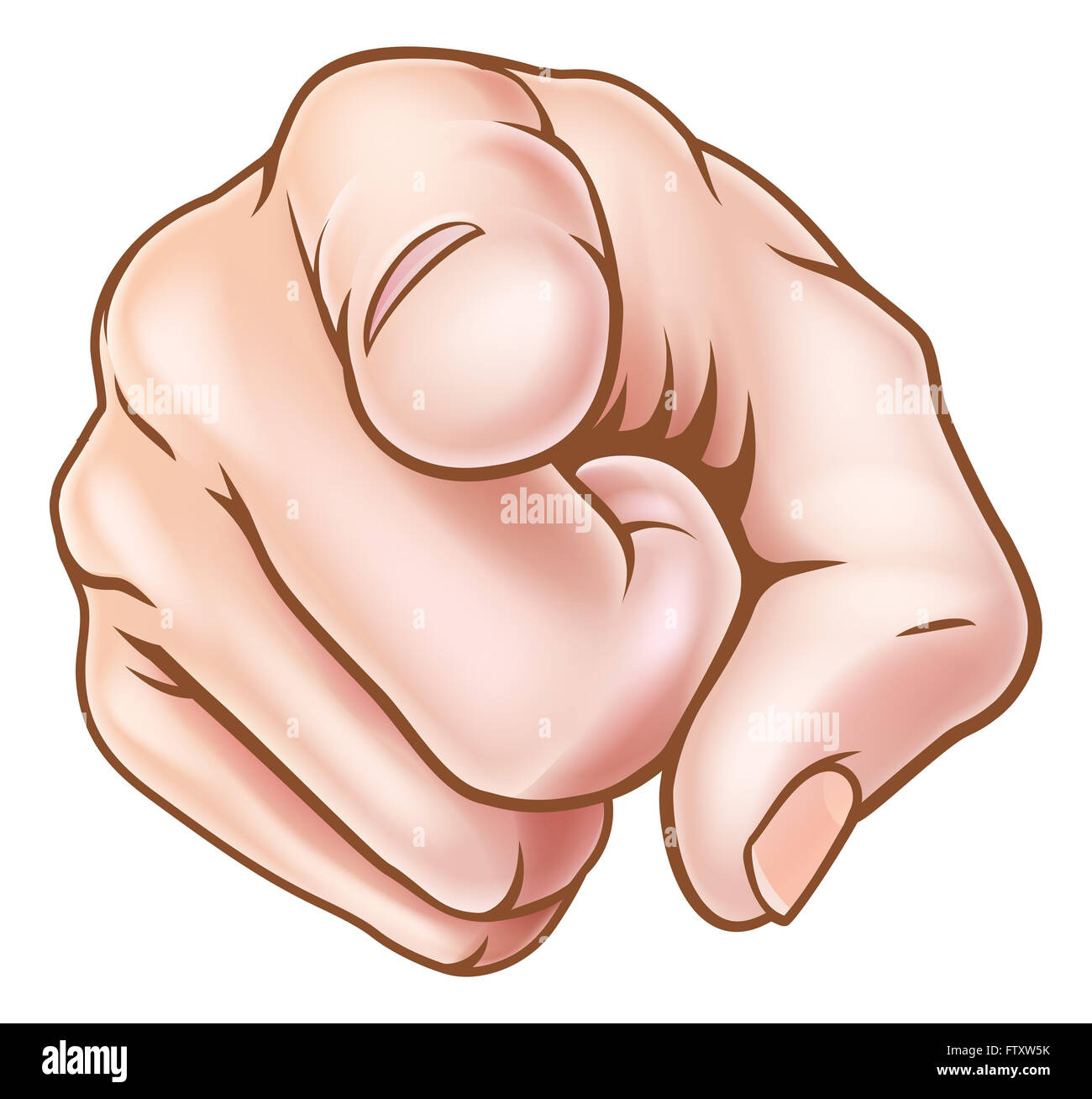 Ein Fingerzeig Auf Die Zuschauer Wie Auf Cartoon Hand Braucht Sie Oder Will Sie Plakate Stockfotografie Alamy