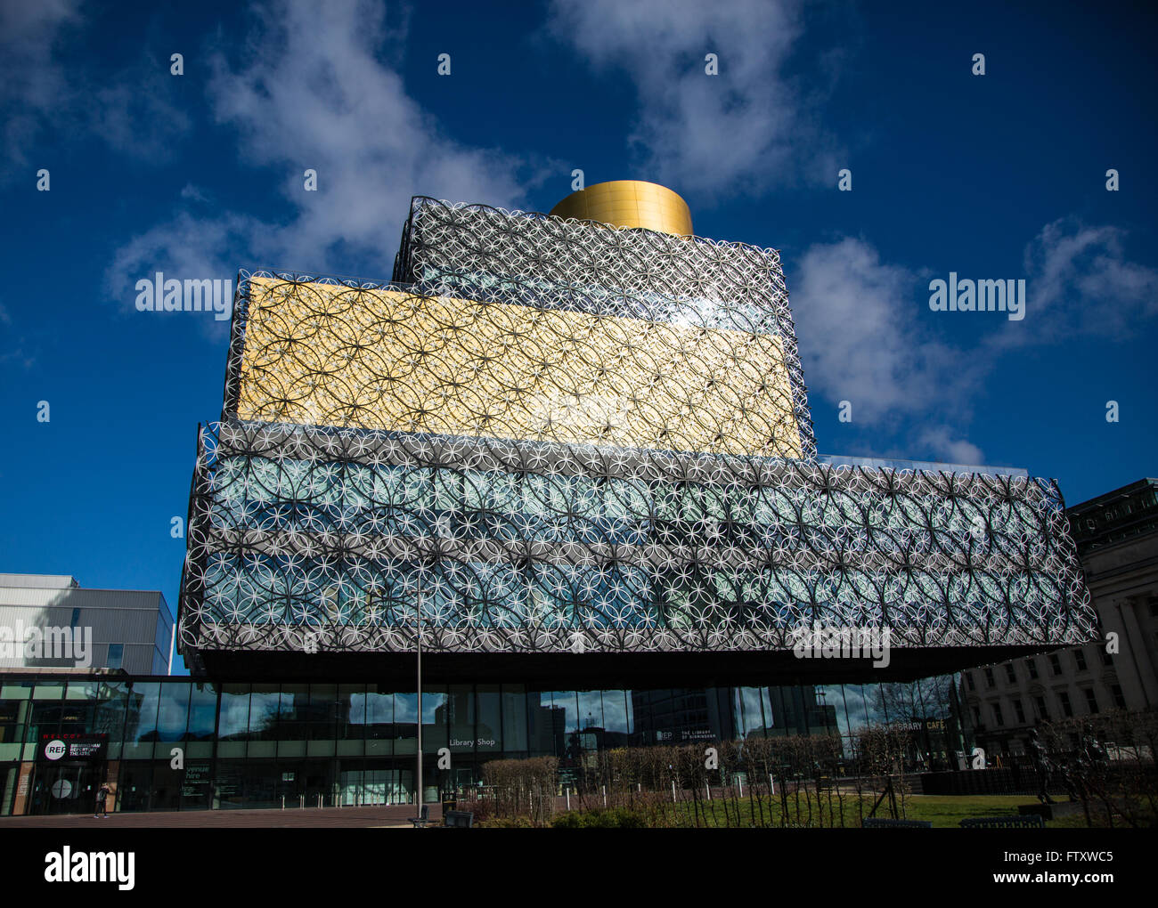 Die Bibliothek von Birmingham auf der Broad Street Stockfoto