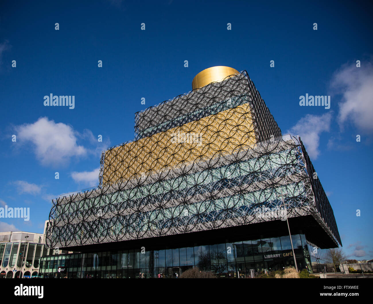 Die Bibliothek von Birmingham auf der Broad Street Stockfoto