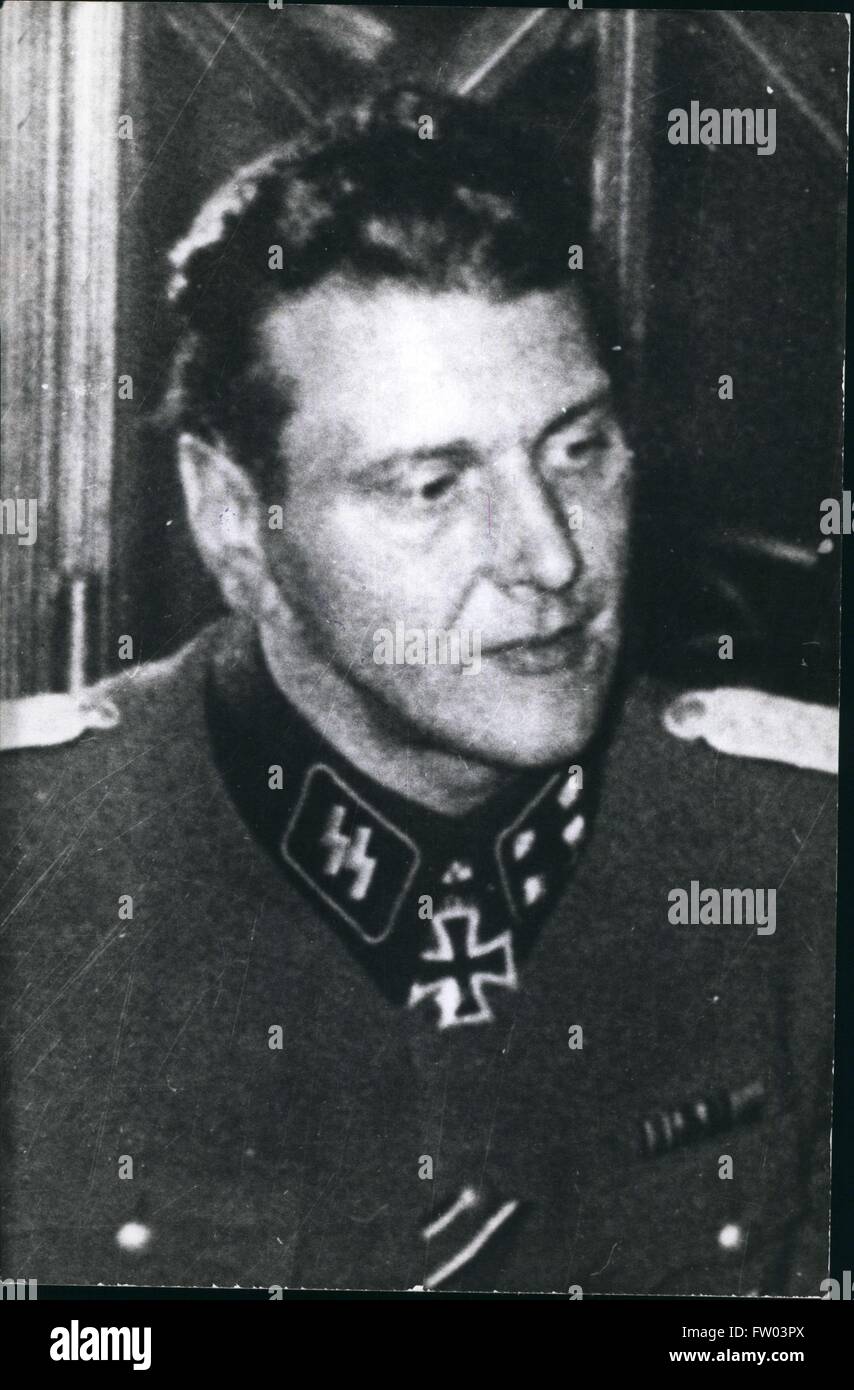 1943: Otto Skorzeny. NS-Dritte Reich © Keystone Bilder USA/ZUMAPRESS.com/Alamy Live-Nachrichten Stockfoto