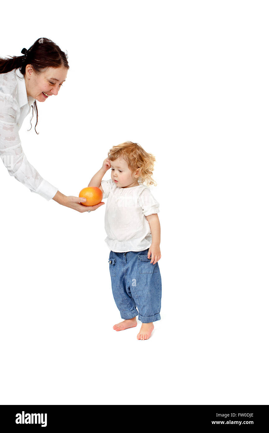 Baby-Stretch-grapefruit Stockfoto