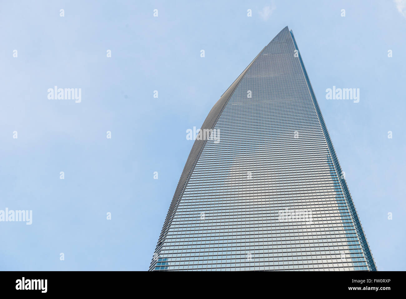 World Financial Center Tower in Shanghai Stockfoto