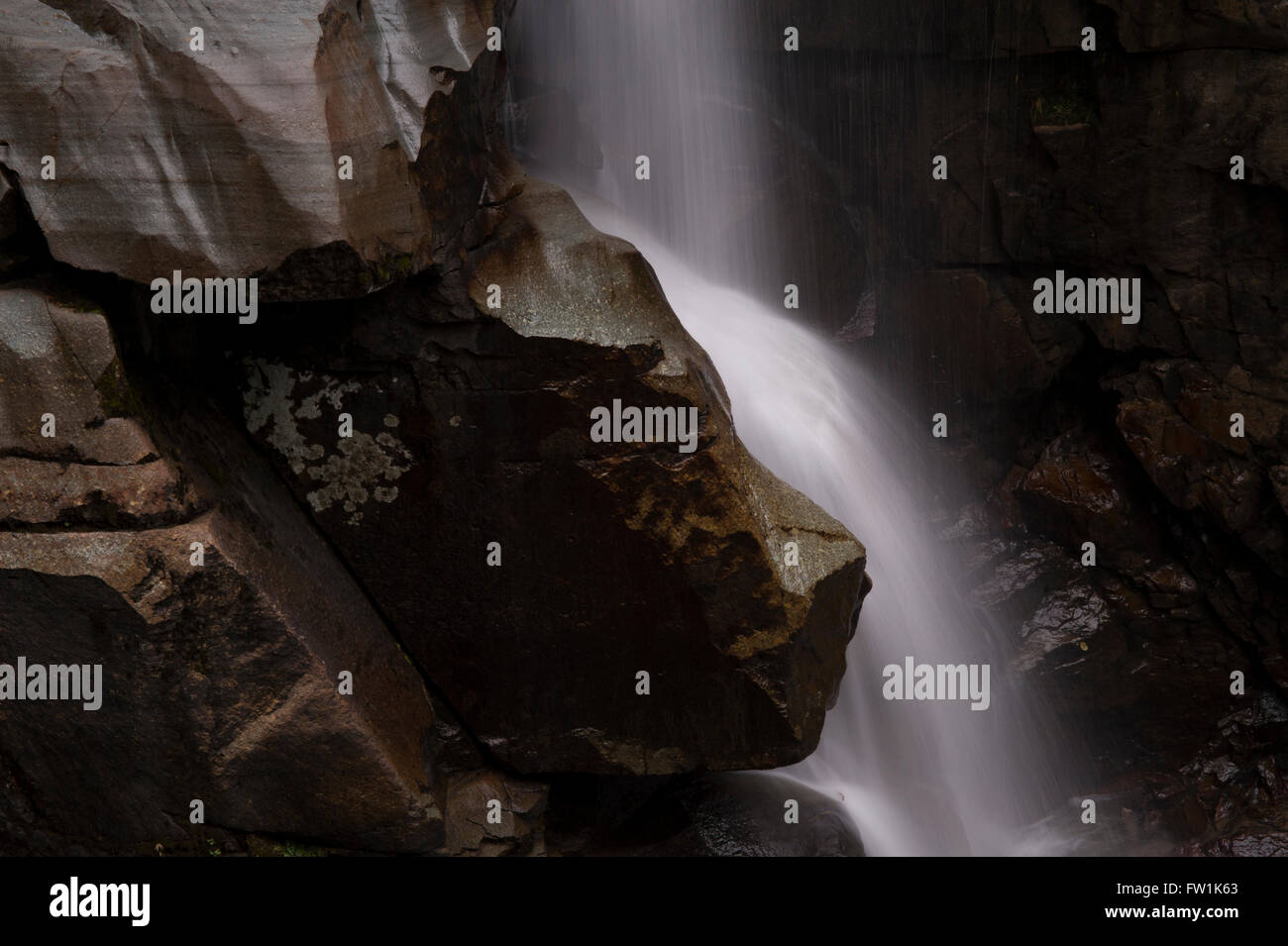 Nooksack River und Nooksack Falls North Cascades National Park Stockfoto