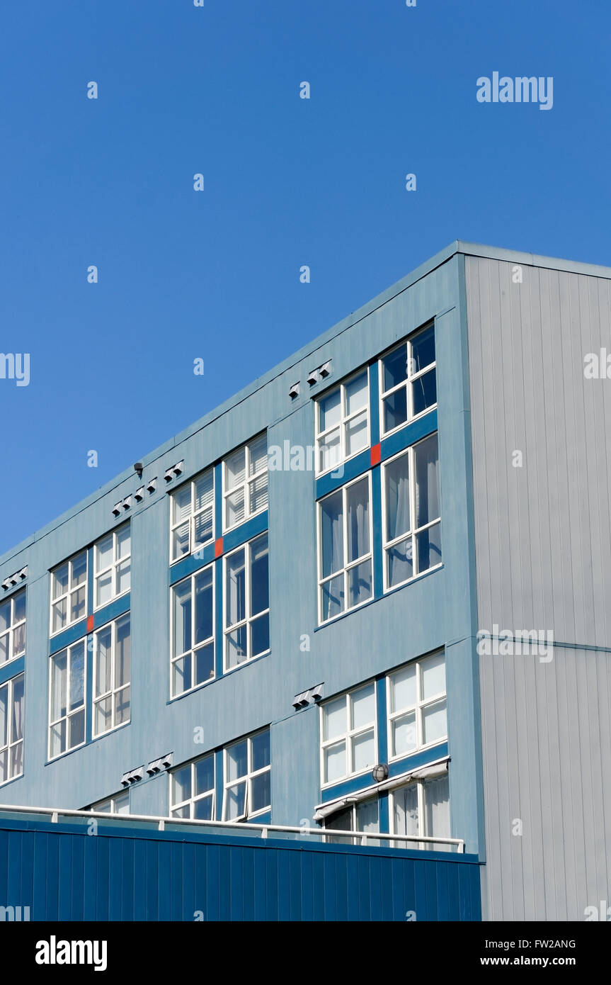 Moderne minimalistische Bürogebäude in Vancouver, BC, Kanada Stockfoto