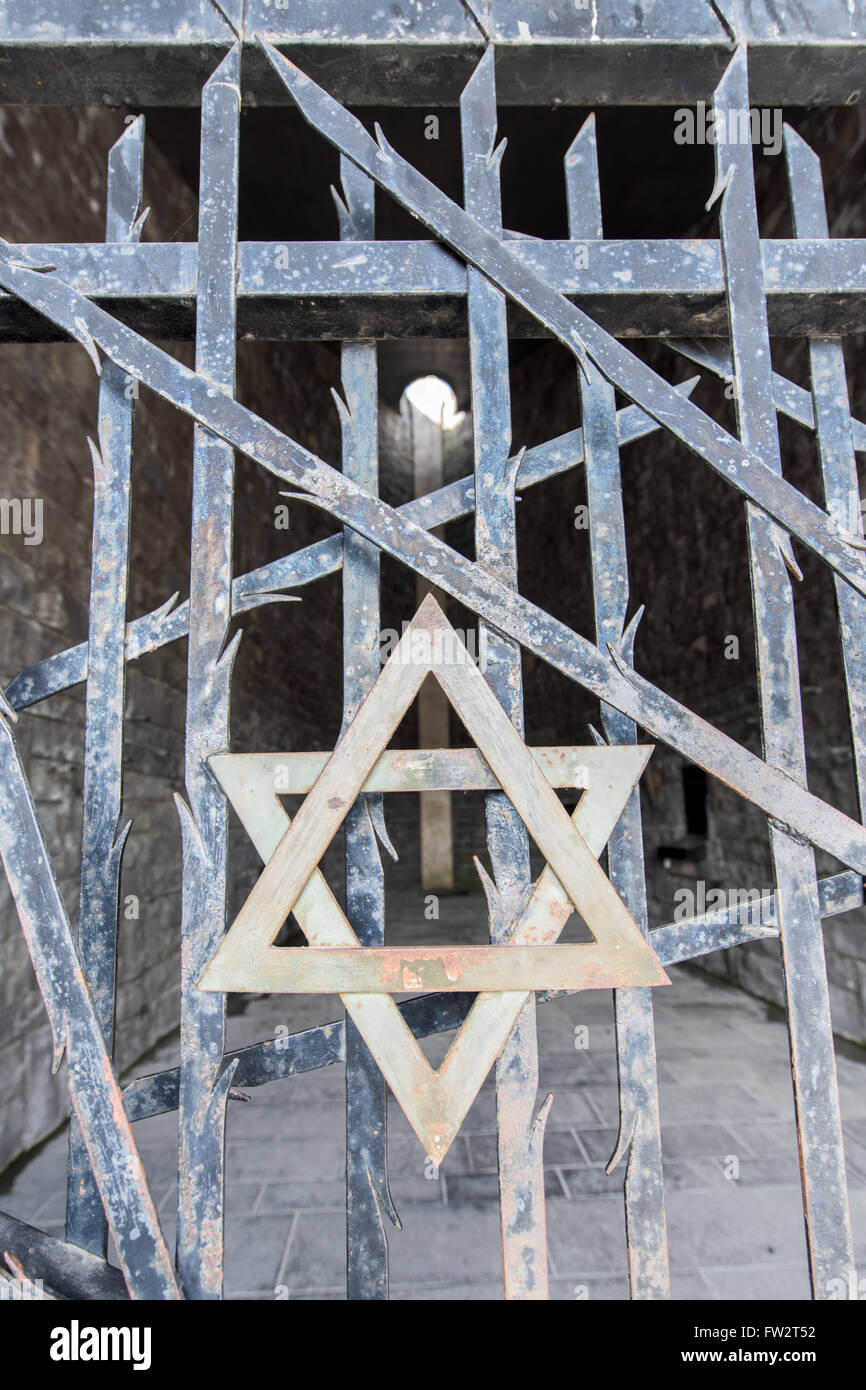 Jüdische Gedenkstätte im KZ Dachau Stockfoto