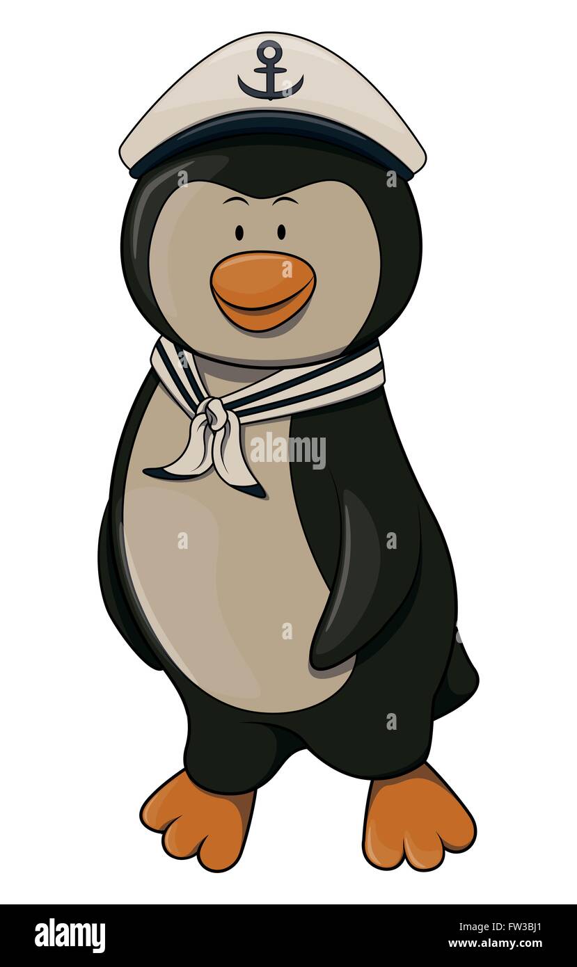 Pinguin Cartoon illustration Stock Vektor