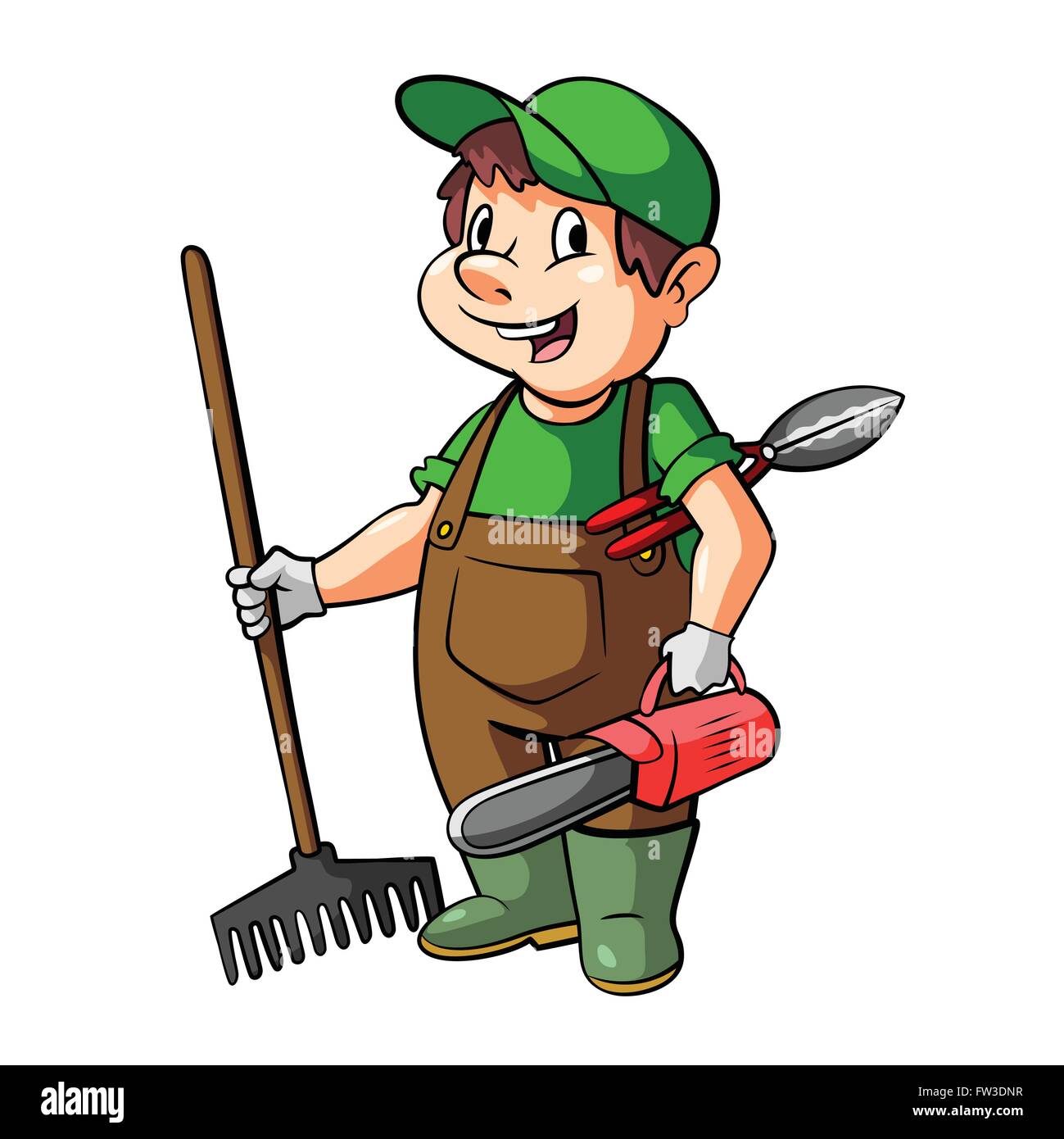 Gärtner cartoon Fotos und Bildmaterial in hoher Auflösung Alamy