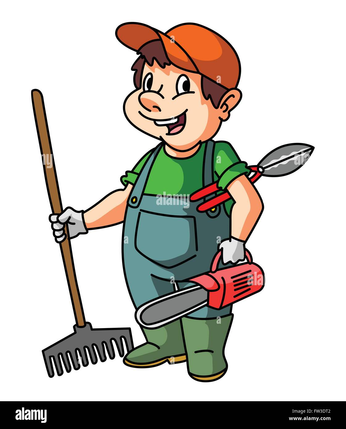 Gärtner cartoon Fotos und Bildmaterial in hoher Auflösung Alamy