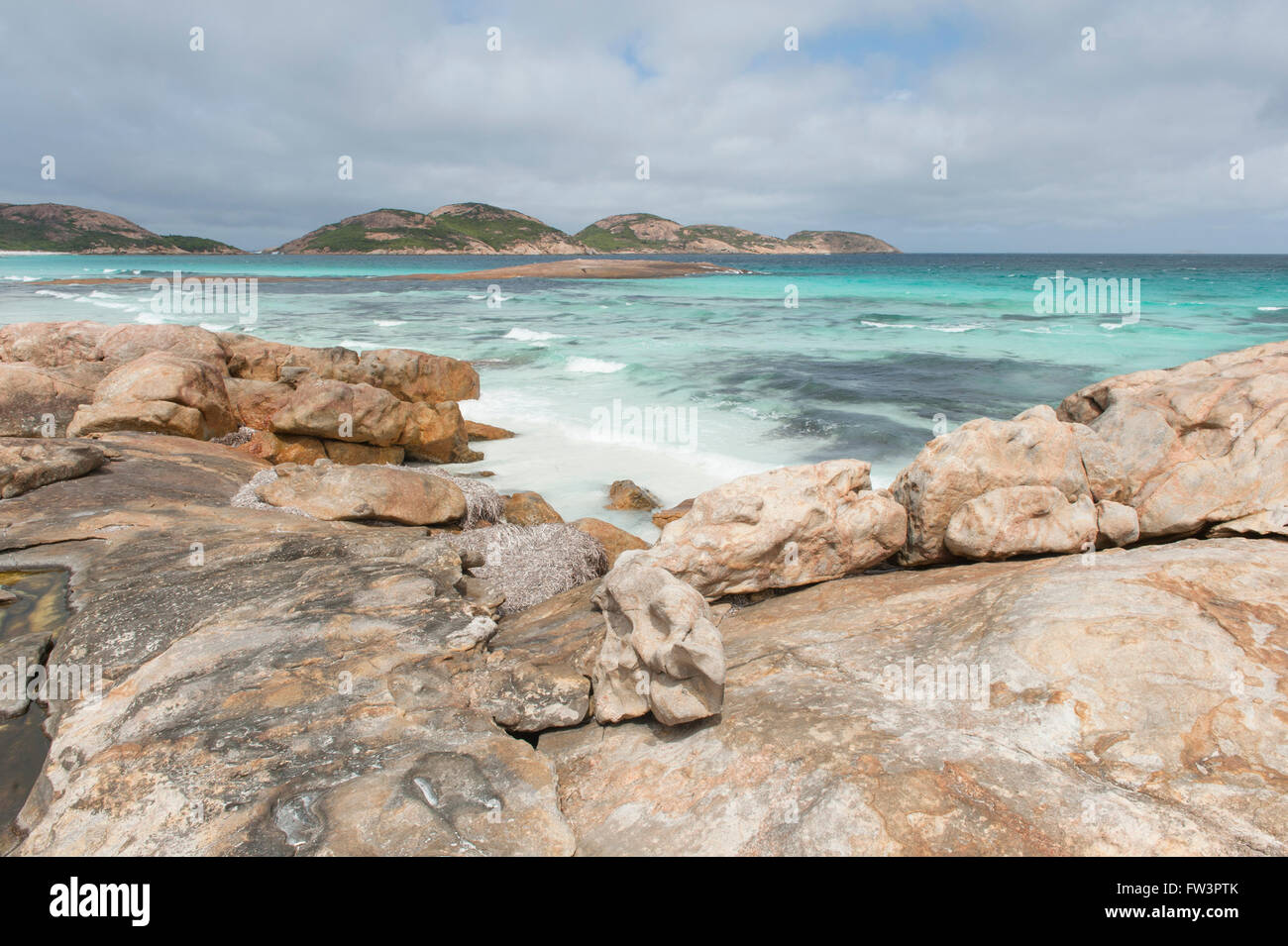 Hellfire Bay in der Nähe von Esperance, Western Australia Stockfoto