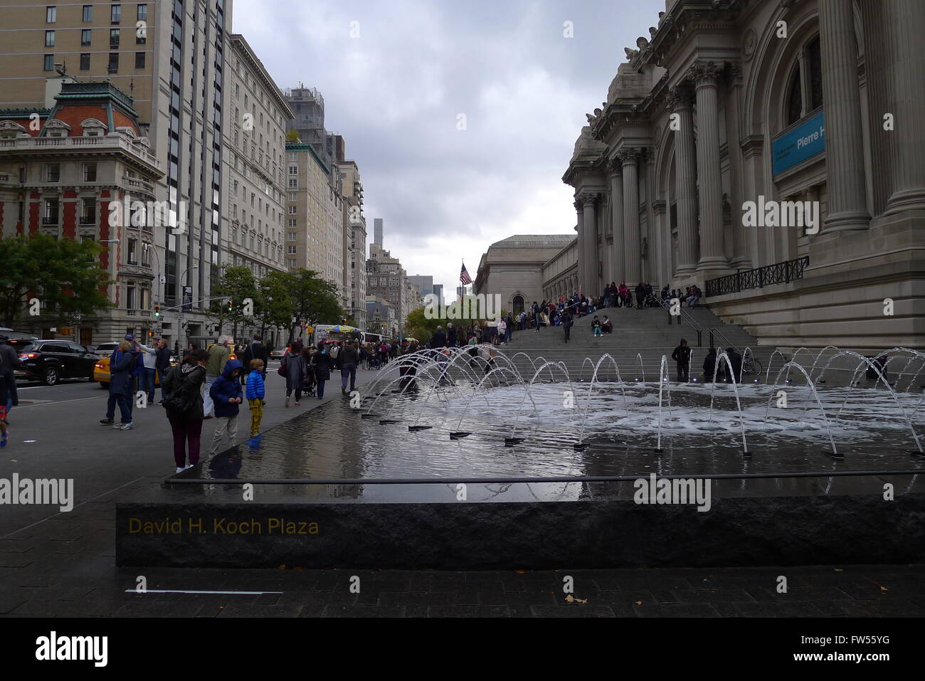 Metropolitan Museum David H. Koch Plaza Stockfoto