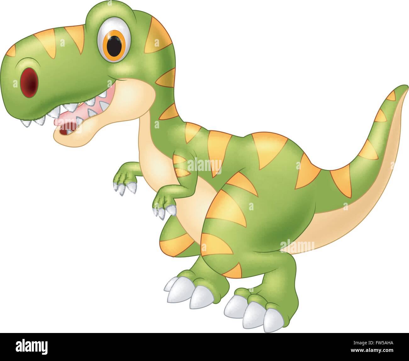 Cartoon entzückenden Dinosaurier Stock Vektor