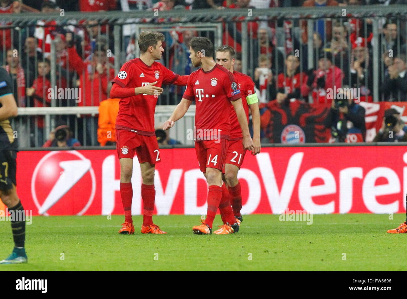 Tor Thomas Müller in Aktion während des Spiels Champions ...