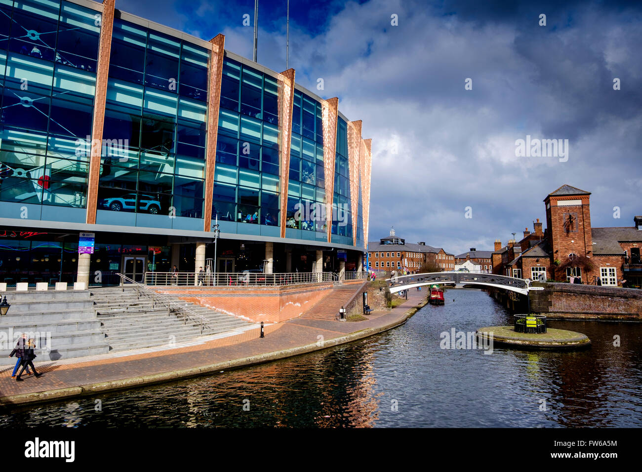 Die Barclaycard Arena (zuvor der National Indoor Arena) ist eine Veranstaltungshalle für Sport- und Unterhaltungsveranstaltungen in Birmingham Stockfoto