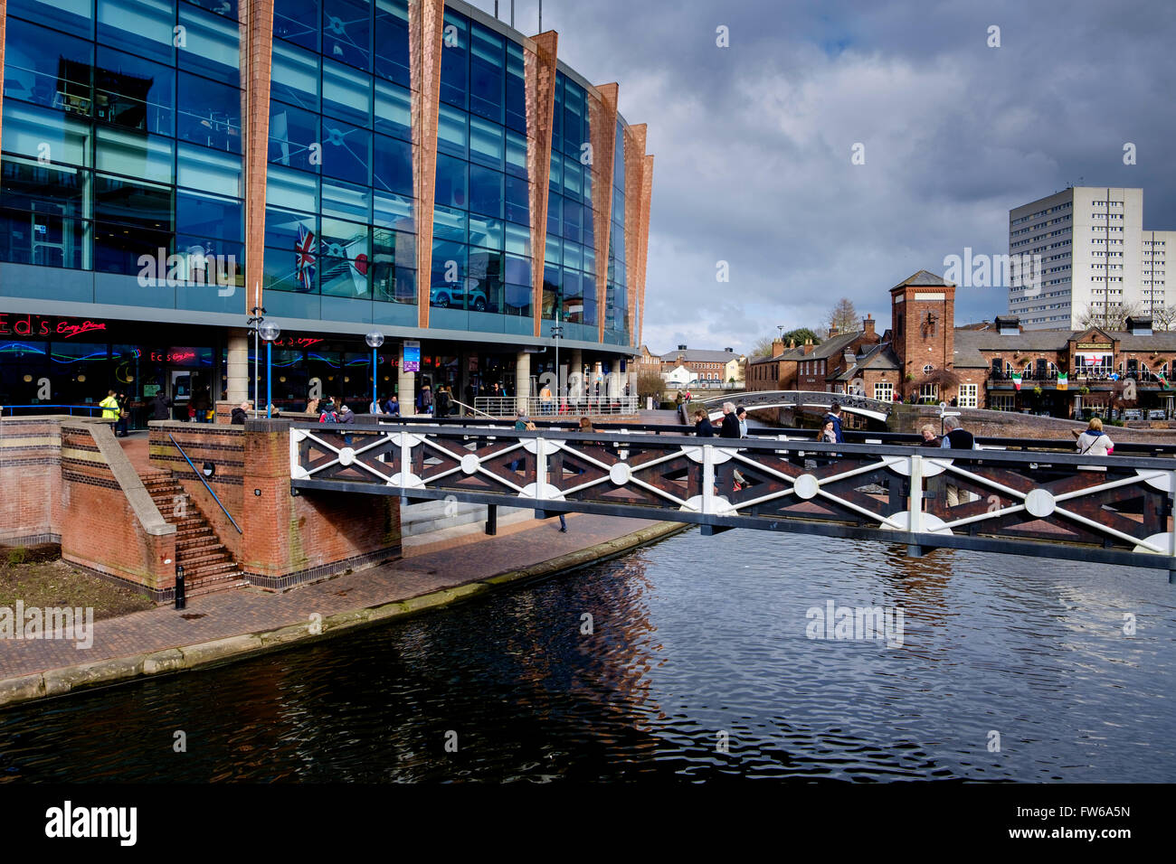 Die Barclaycard Arena (zuvor der National Indoor Arena) ist eine Veranstaltungshalle für Sport- und Unterhaltungsveranstaltungen in Birmingham Stockfoto