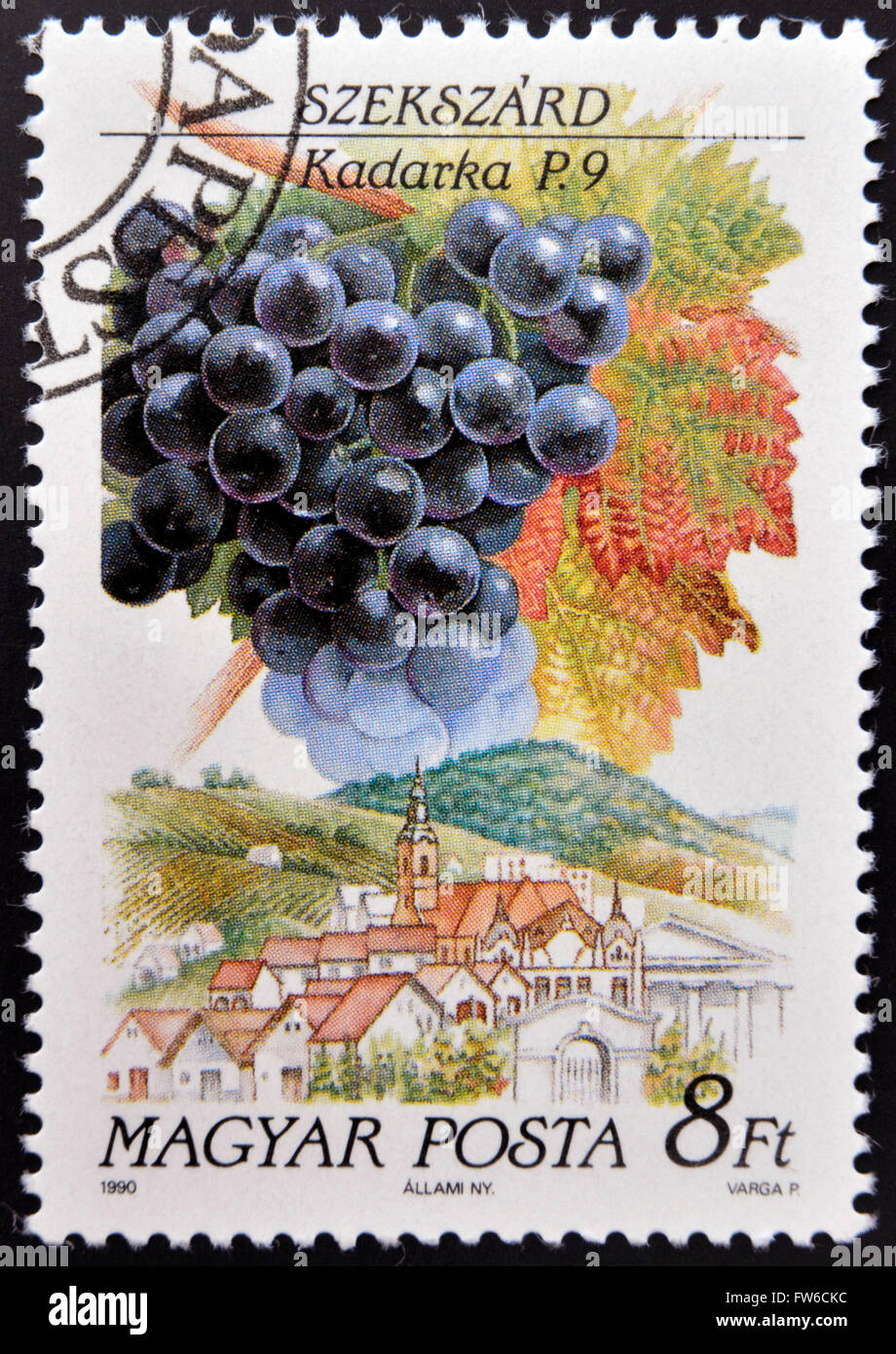 Ungarn CIRCA 1990 Eine Briefmarke gedruckt in Ungarn zeigt Kadarka