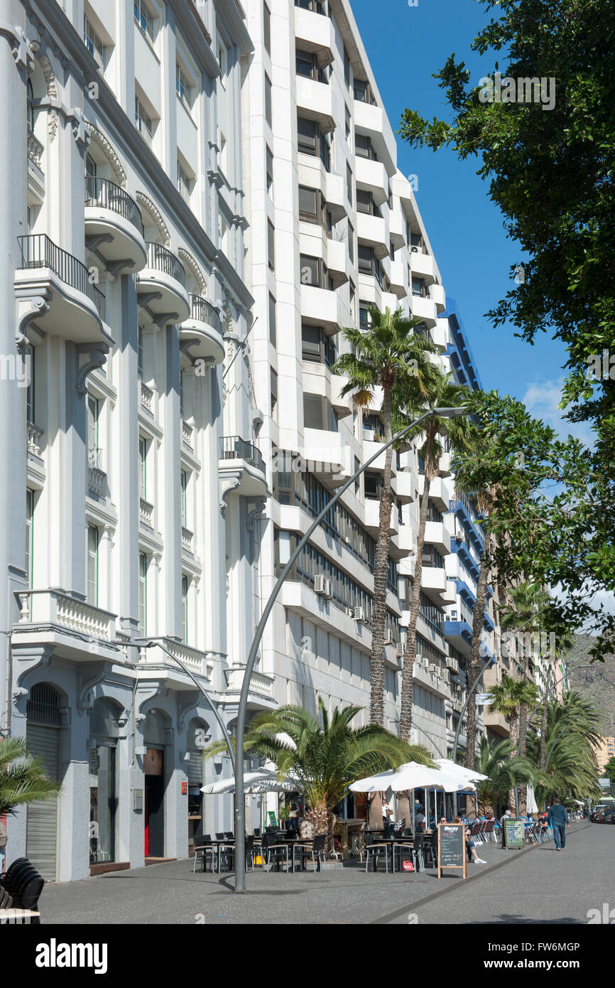 Spanien, Teneriffa, Santa Cruz, Avenida Anaga Stockfoto