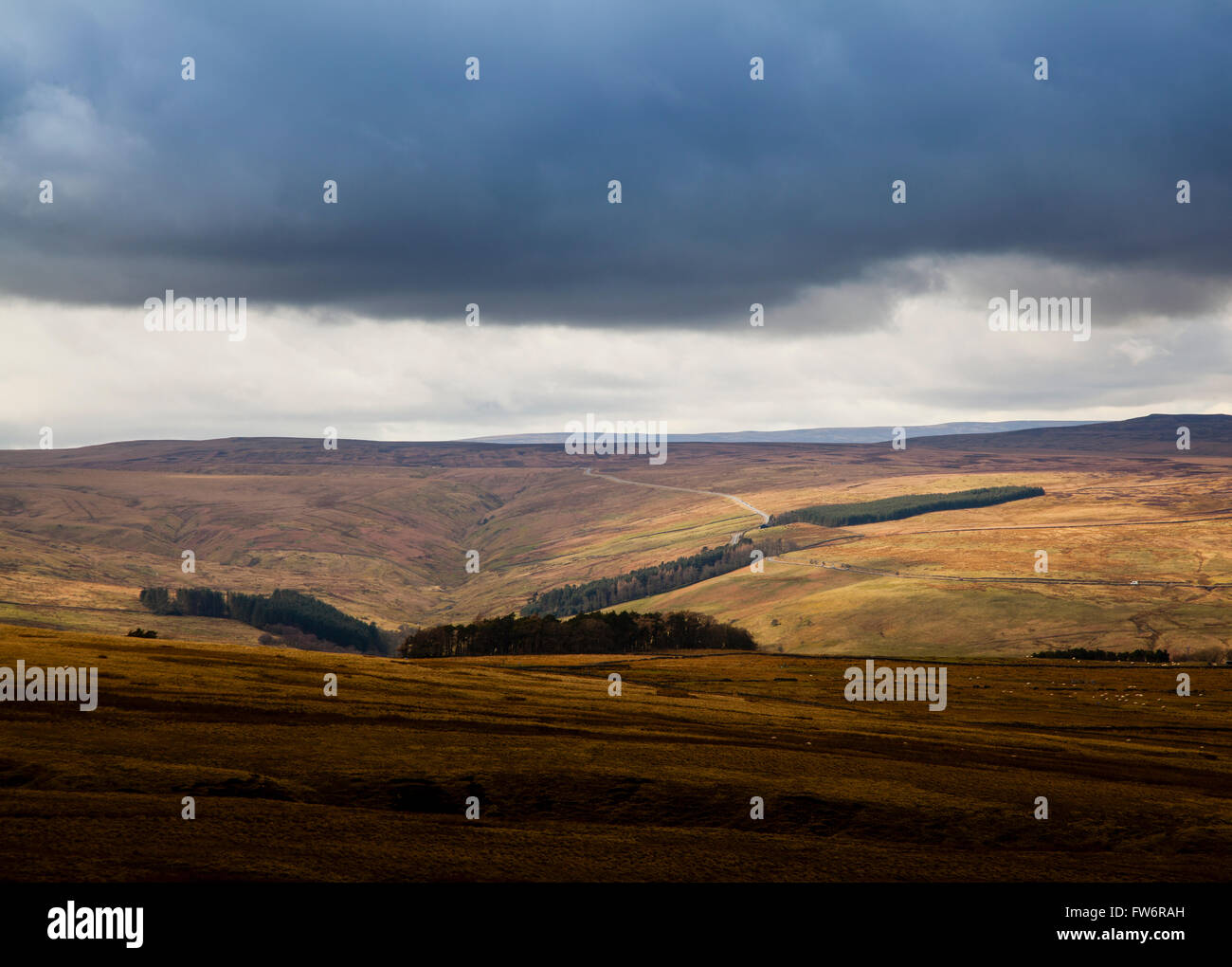 stimmungsvolle Landschaft im Norden von England Stockfoto