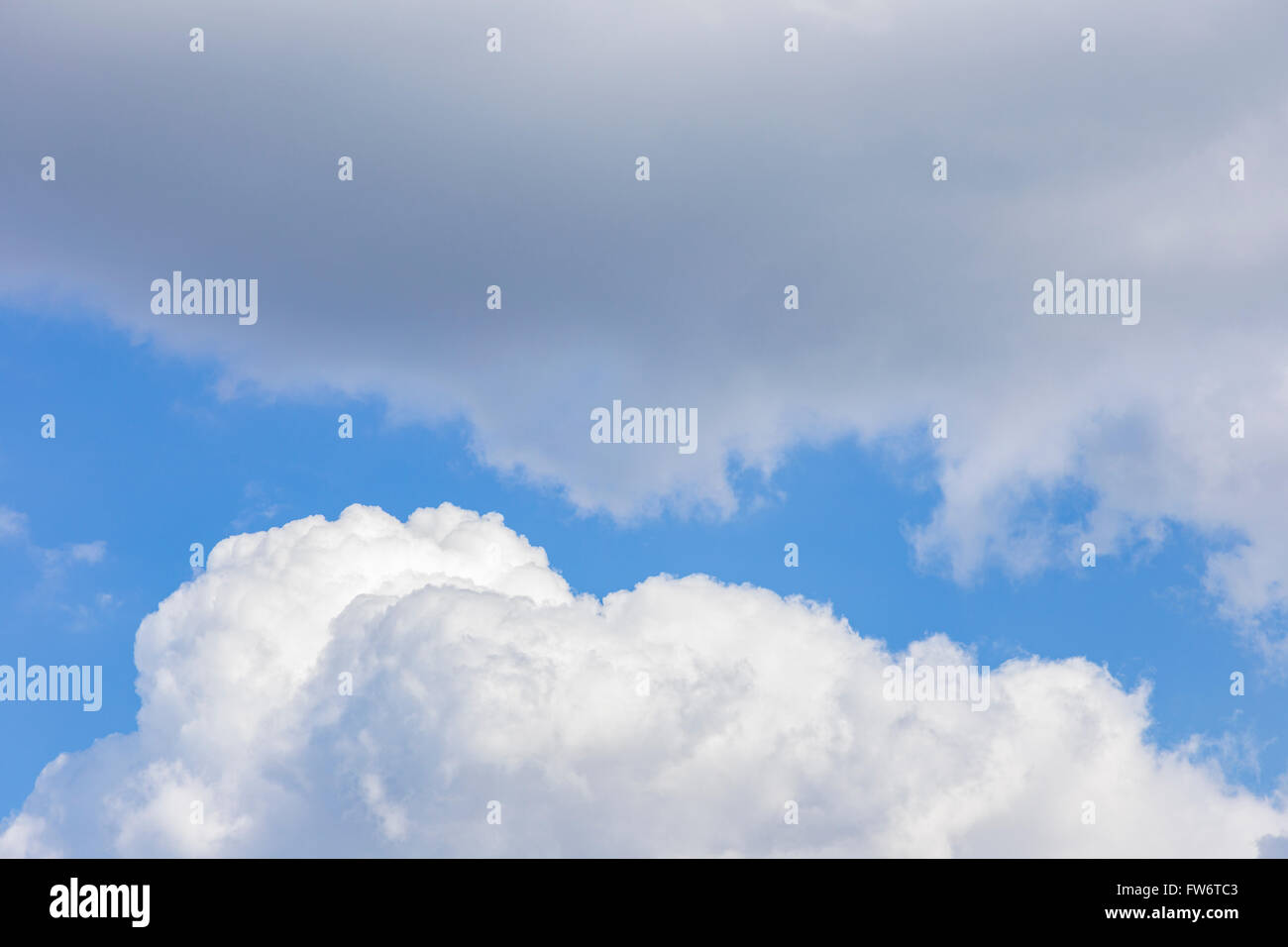 Cumulus Wolkenbildung Stockfoto