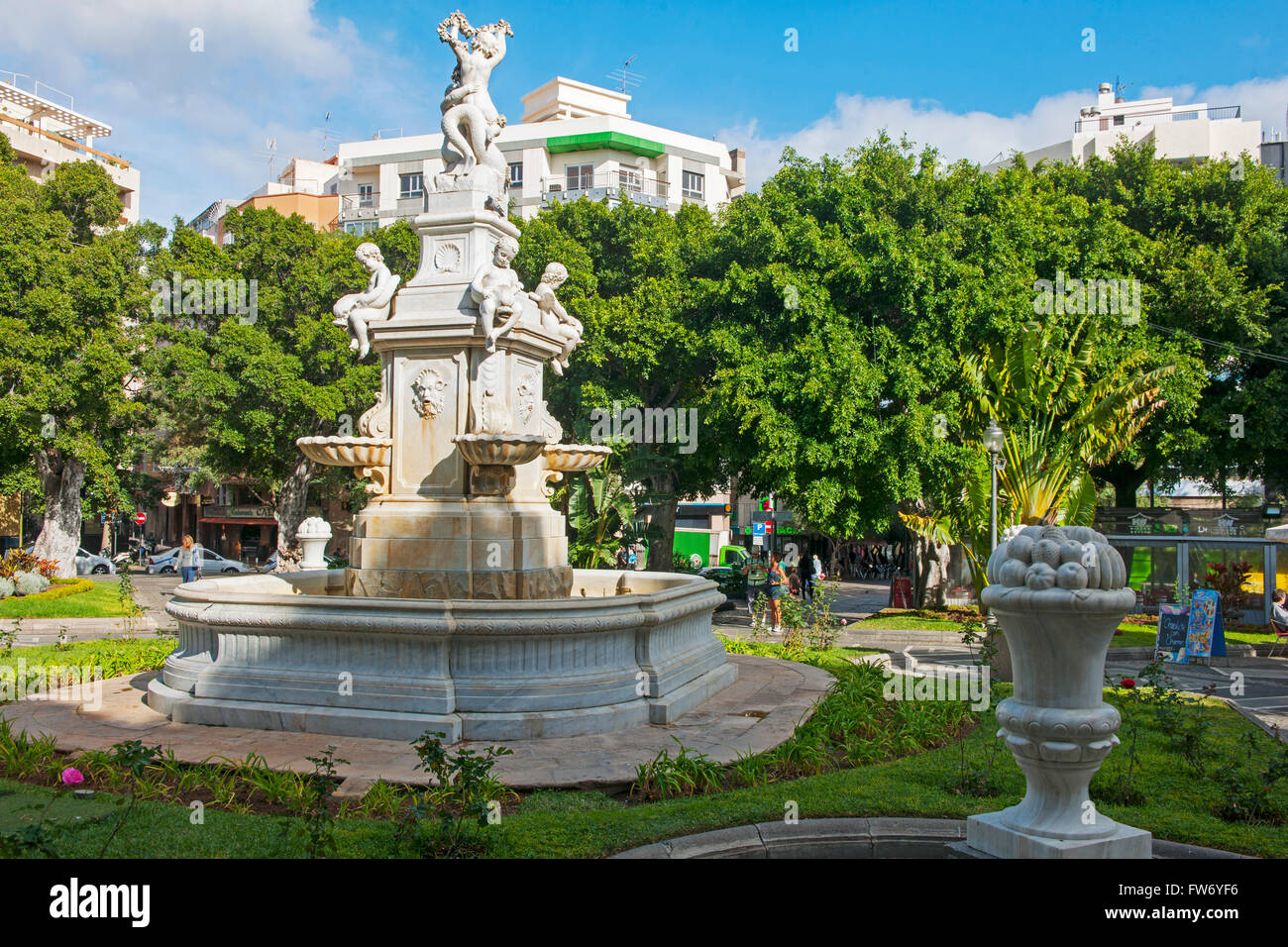 Spanien, Teneriffa, Santa Cruz, Plaza Weyler Stockfoto