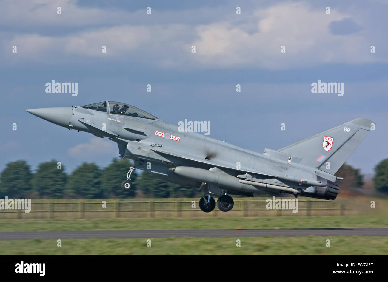 RAF Eurofighter Typhoon No.29(R) Geschwader, RAF Coningsby Stockfoto