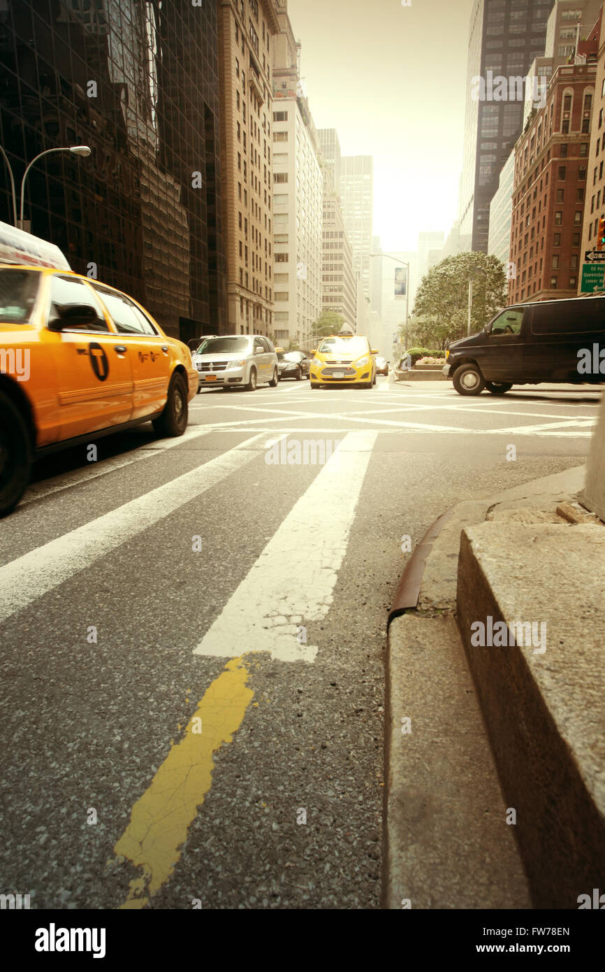 Park Avenue in New York Stockfoto