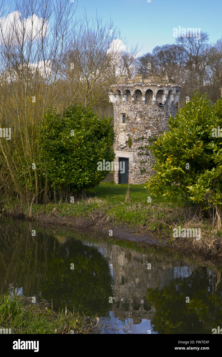 Oxnead Turmhalle Stockfoto