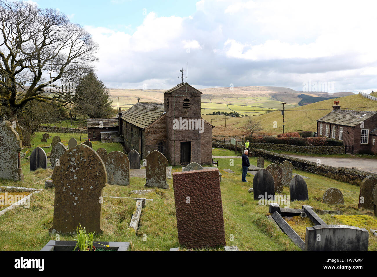 Waldkapelle anglikanische Kirche in der Nähe von Macclesfield Stockfoto