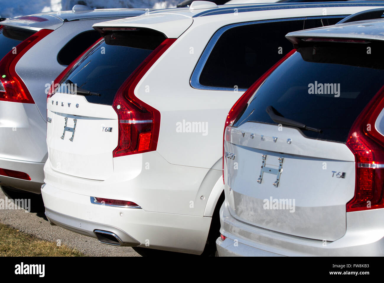 Der Volvo Autohaus in Kingston, Ontario, am 22. Februar 2016. Stockfoto